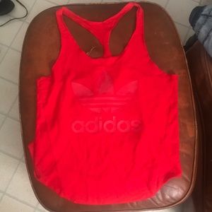 ADIDAS red razorback tank